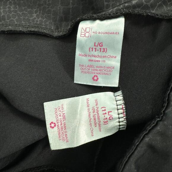 No Boundaries Snakeskin Black Leggings Juniors Size Large / 11 - 13 - Picture 5 of 6